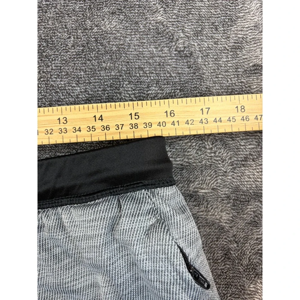 Adidas Shorts Mens XL Grey Aeroready Athletic Gym Running Zip Pocket Activewear